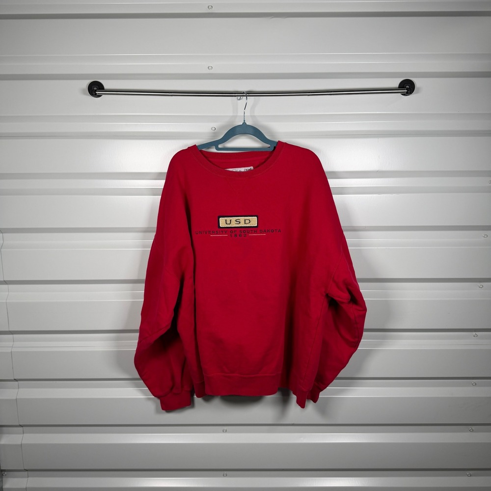 Gear For Sports USD University of South Dakota Red Sweatshirt XX Large